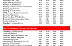 Route 3 Bus Service For Towns Villages Between Shoreham Horsham