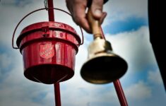 Salvation Army Enlisting Bell Ringers