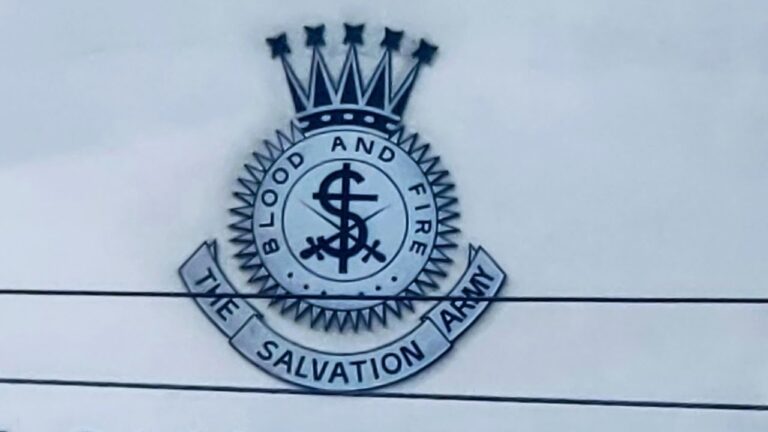 Salvation Army Logo Santa Monica Christmas Decorations SpaceX Flying 