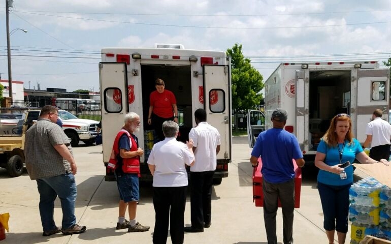 Salvation Army On The Ground And Serving In Dayton Ohio After EF3 Tornado