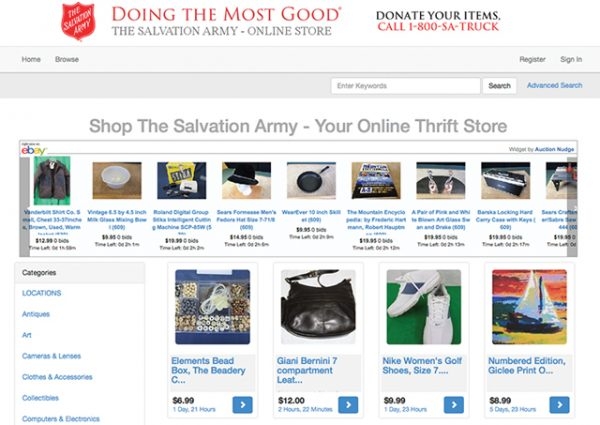 Salvation Army Online Auction Site Now Live Caring Magazine