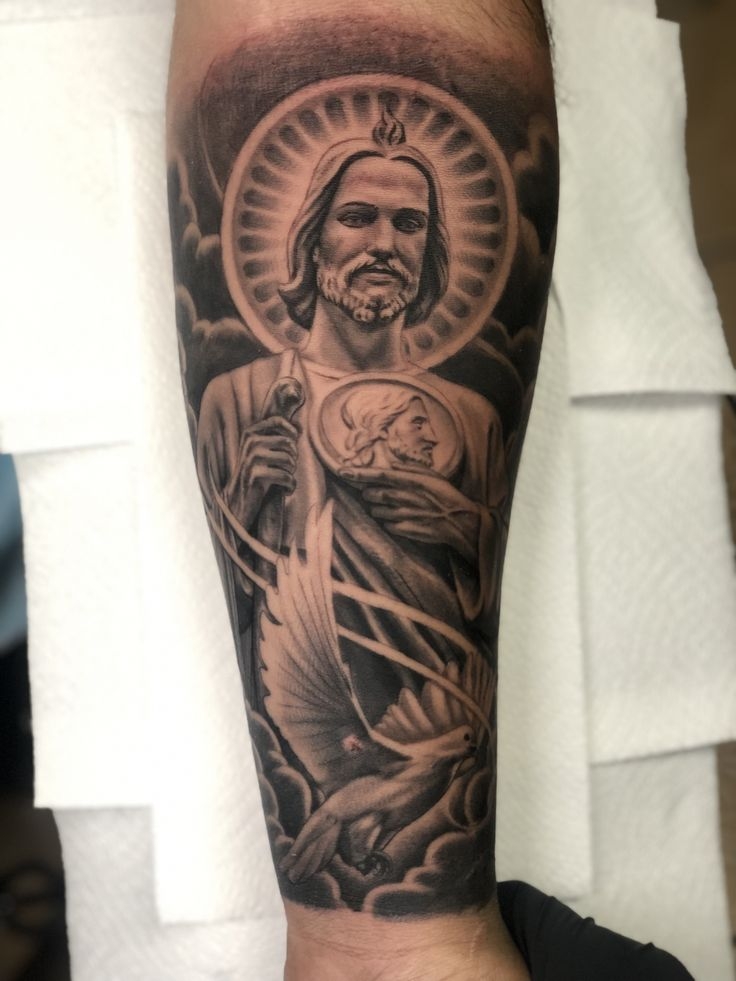 San Judas Tadeo Tattoo Brazos Tatuados Mejores Tatuajes Para El 