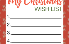 Santa Wish List Printable Make Christmas Even More Magical TRENDEDECOR