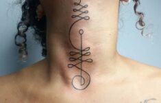 Side Neck Name Tattoos Simple Tattoo Ideas