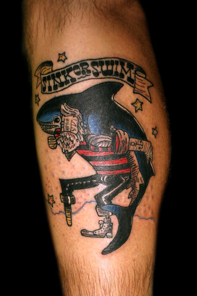 Sink Or Swim Tattoo Tattoo Was Done By Crutch Tattoo Boo Flickr
