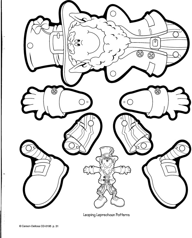 ST PATRICK S DAY CRAFT LEPRECHAUN Learningenglish esl