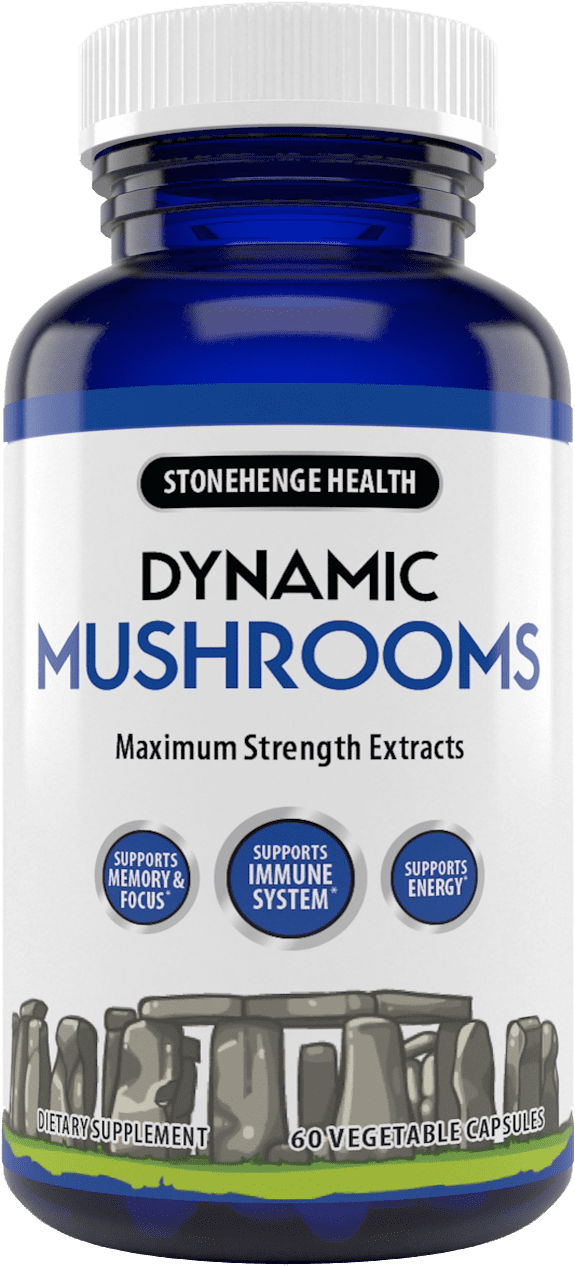 Stonehenge Health Dynamic Mushrooms 100 Fruiting Bodies Extracts 