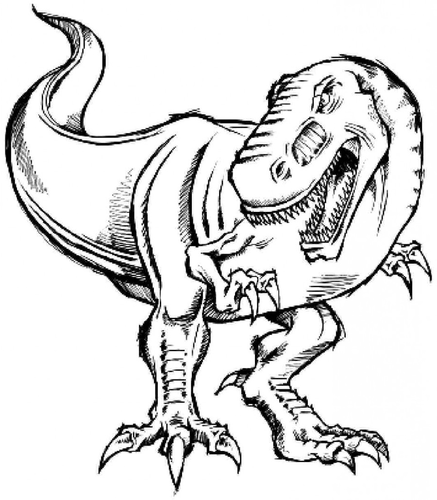 T Rex Printable Coloring Pages Customize And Print