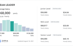 Team Leader Salary March 2022 Zippia Average Team Leader Salaries