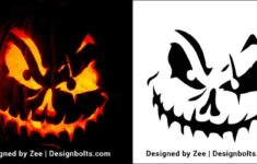 Template Scary Jack O Lantern Faces Ten Great Template Scary Jack O