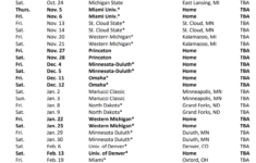 The 2020 21 Colorado College Hockey Schedule KRDO