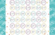 This FREE Printable Money Saving Chart Is Designed To Help You Save