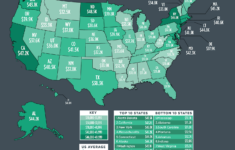 This Map Shows The Average Salary For Office Managers In Every State