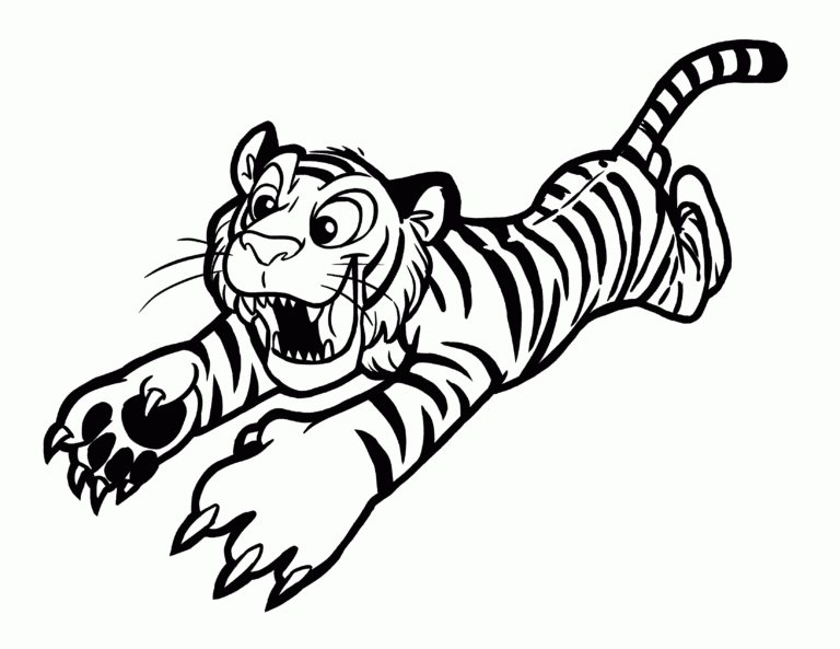Tiger Coloring Pages Free Coloring Home