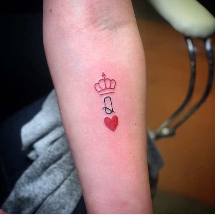 Top 57 Best Queen Of Hearts Tattoo Ideas 2021 Inspiration Guide 