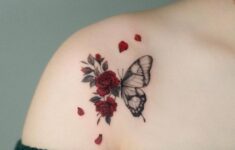 Top 90 About Rose And Butterfly Tattoo Unmissable In daotaonec
