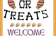 Trick Or Treat Free Printable