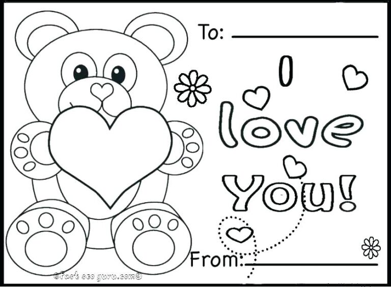 Valentine Coloring Pages Pdf At GetColorings Free Printable 