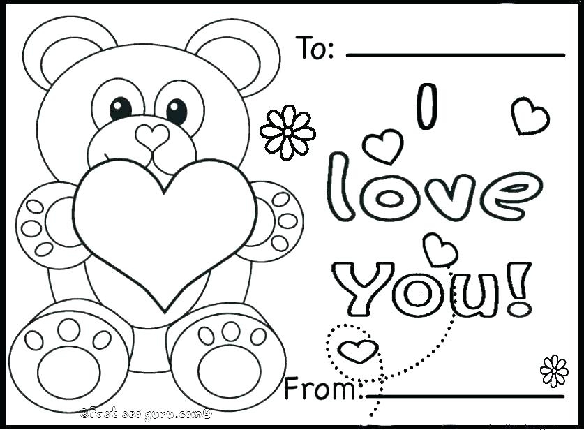 Valentine Coloring Pages Pdf At GetColorings Free Printable