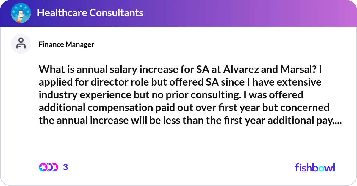 What Is Annual Salary Increase For SA At Alvarez A Fishbowl