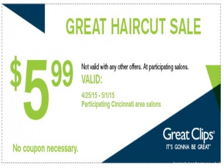  YMMV 6 99 Great Clips Coupons Printable July 2019 Great Clips 