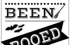 You ve Been Booed Free Printable Signs Paper Trail Design